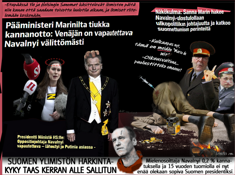 Vuoden 2021 merkittävin möläyttely oli kaksosilta Navalnyi tapaus.