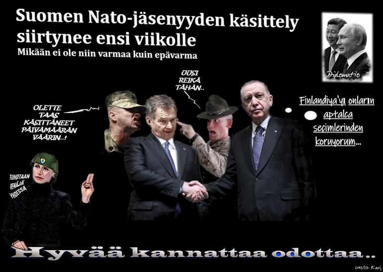 Suomi yliarvioi itsensä. Erdogan. Niinistö. Sex. Paskakasa.