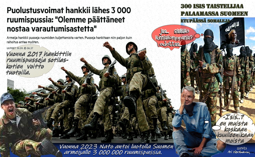 Puolustusvoimat-Ruumispussit-Varautumisaste-Haavisto-Isis-Huono muisti-Nato