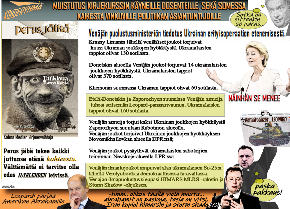 Ukrainan sota-Seuranta-Ukraina on hätää kärsimässä-Venäjän yliote