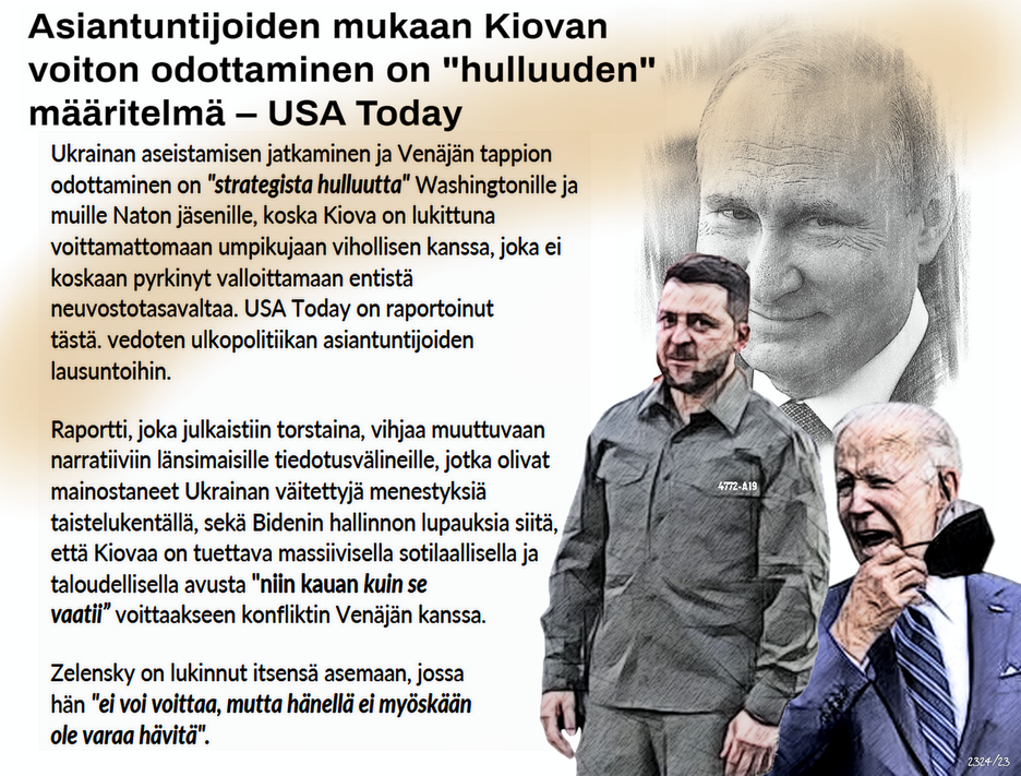 Strategista hulluutta-Putin-Zelensky-Bidenin ongelma on- Ukraina häviää-Nato on hiiri
