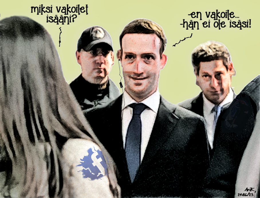 Facebook-CIA-Arkisto- Juutalainen henkilö-Omistaja-Meemit-Puuta -Heinää