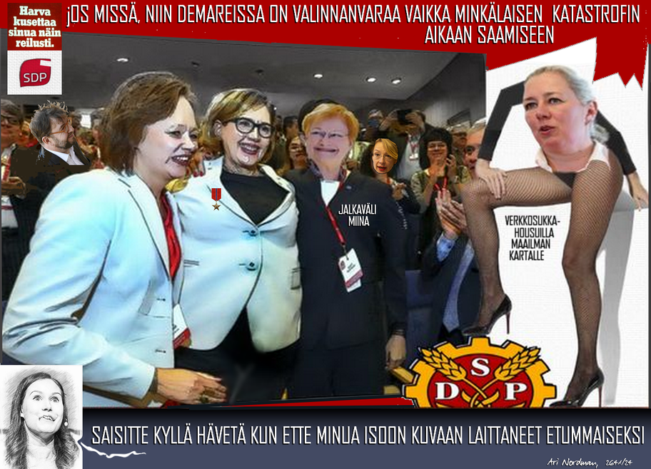 SDP-valunut kauas vasemmalle-Demarit-Ammattiliitot-Ari Kärkkäinen-Sputnikstory- Google.fi